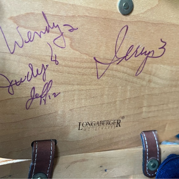 Longaberger purse -signed - Picture 4 of 4